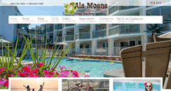Desktop Screenshot of alamoanamotel.com